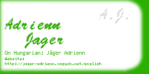 adrienn jager business card