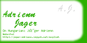 adrienn jager business card